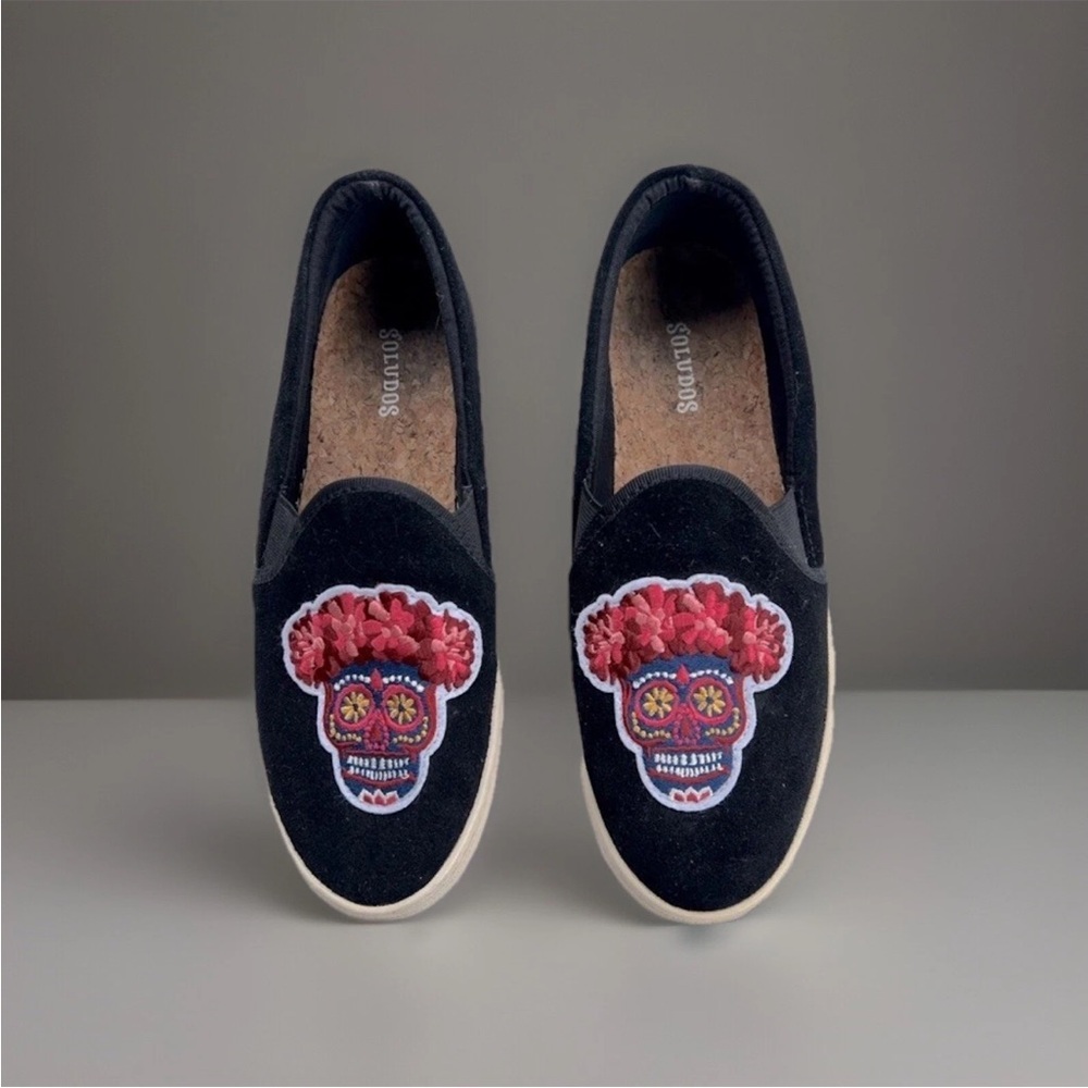 Soludos Sugar Scull Slip On Shoes Size 7